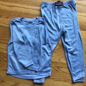 Patagonia kid long underwear set